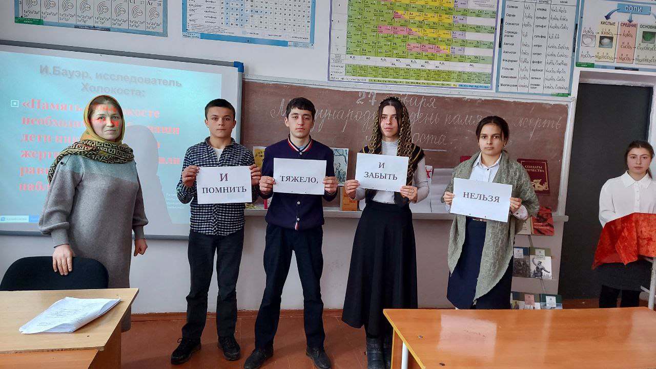 Классный час на тему: &amp;quot;День памяти жертв Холокоста&amp;quot;..